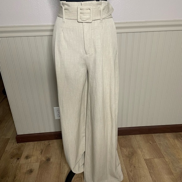 Nine West Tan Wide-Leg Pants - Picture 2 of 11